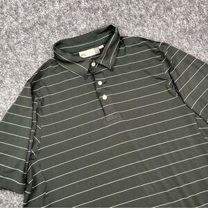 KJUS Golf Polo Shirt Men's Large (52) Solid Black Superload S/S Tour Edition UPF